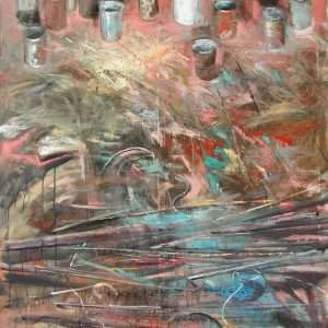 INTERIOR No14 . Öl auf Leinwand . 120x100 cm