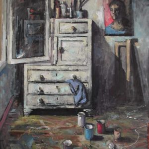 INTERIOR No19 . Öl auf Leinwand . 160x140 cm