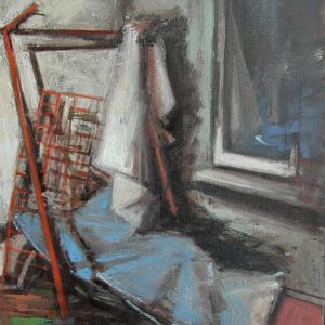 STUDY OF AN- NTERIOR No30 . Öl auf Leinwand . 60x40 cm