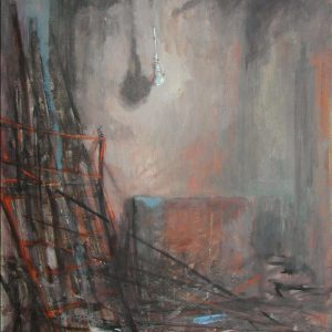 STUDY OF AN- NTERIOR No31 . Öl auf Leinwand . 60x45 cm