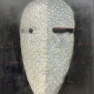 MASQUE No6 . Mischtechnik auf Holz . 124x87cm