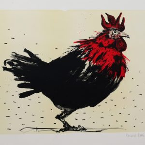 HAHN . Lithographie . 40x50cm