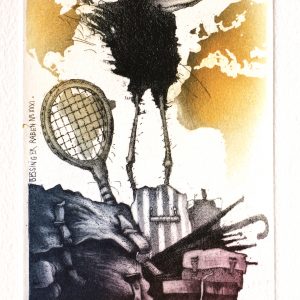 GOOD TIMES II . Radierung . Bildformat: 20x15 cm . Blatt: 39x27 cm