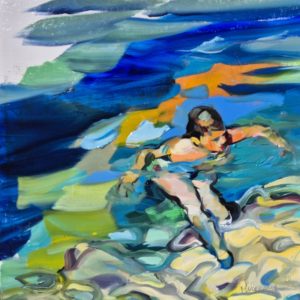 DENTRO LA LUCE . Öl auf Leinwand . 50x50cm