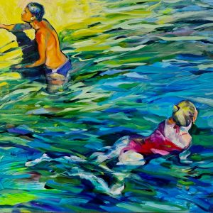 LO SCOGLIO GIALLO . Öl auf Leinwand . 110x140cm