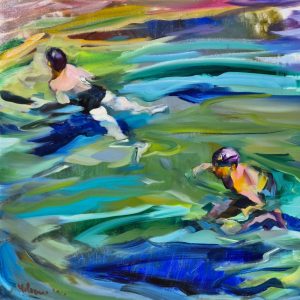 MEDITERRANEAN LIFE . Öl auf Leinwand . 60x60cm