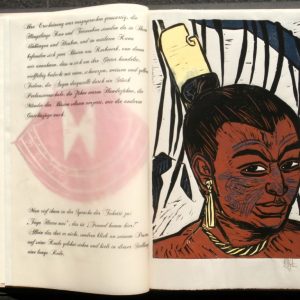 KURS AUF TAHITI . Buch Innenseite . DER HÄUPTLING