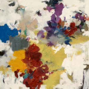 WEISSE SERIE VII . Öl auf Leinwand . 60x60 cm