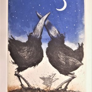 GOOD TIMES II . Radierung . Bildformat 20x15 cm . Blatt: 39x27cm