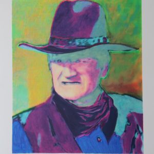 DUKE IN DESERT SHADOW Serigraphie-38/100 Bild:47x40cm Blatt:70x50cm