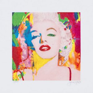 MINI MARILYN 1 Serigraphie-117/350 Bild:30x30cm Blatt:42x42cm