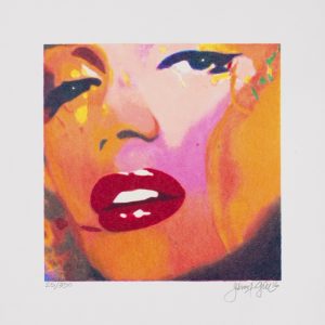 MINI MARILYN 2 Serigraphie-18/350 Bild:30x30cm Blatt:41x41cm