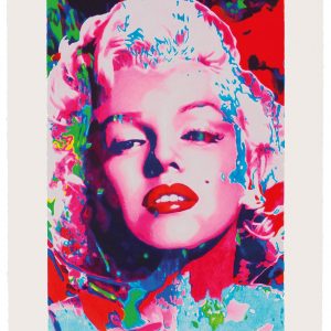 PINK MARILYN Serigraphie-83/100 Bild:55x38cm Blatt:70x50cm