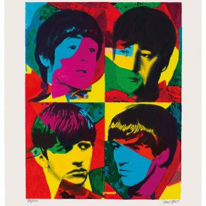 YOUNG BEATLES - BEAUTIFUL MAGIC Serigraphie-78/100 Bild:50x40cm Blatt:70x50cm