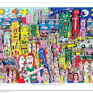 THE COLORS OF MY CITY . 2017 . 3D-Konstruktion . drucksigniert . Bildformat: 28,6x36,7 cm . Passepartout: 50x60 cm