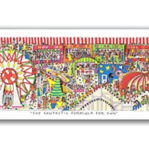 THE FANTASTIC FORMULA FOR FUN . 2015 . 3D-Konstruktion . drucksigniert . Bildformat: 11,7x90,7 cm . Passepartout: 10x120 cm
