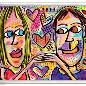 YOU MAKE ME HAPPY . 2016 . Pigmentdruck auf Leinwand . 60x80 cm