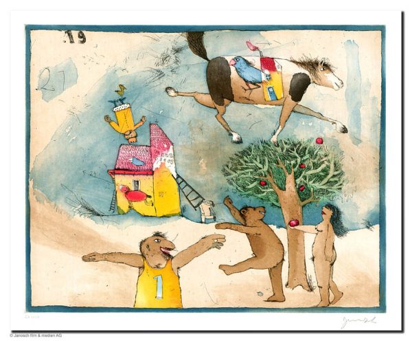 24-21-19 UND EIN KÖNIG . Radierung . Bildformat: 39x49,5 cm . Blatt: 60x70 cm