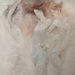 DREI GRAZIEN . Öl auf Leinwand . 200x160 cm