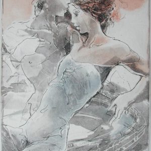 SOUNDS . Radierung . Bildformat: 24x18 cm . Blatt: 50x38 cm