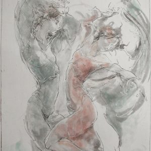 TANZ . Radierung . Bildformat: 34x28 cm . Blatt: 60x50 cm