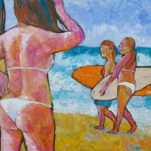 SURF - Acryl auf Leinwand . 80x100 cm