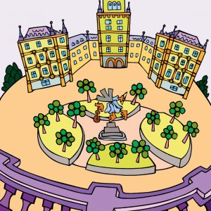 SCHLOSS EHRENBURG ... EIN PLATZ ZUM FEIERN . Offsetdruck auf Papier . Auflage: 51Ex . 42x30 cm