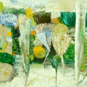 DIE REICHEN UND DIE SCHÖNEN 4 . Öl auf Baumwolle . 106x206 cm