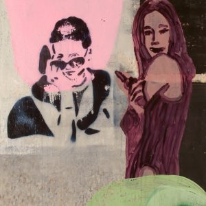 STIMMT DON GAR NICHT . Mischtechnik auf Karton . 100x80 cm