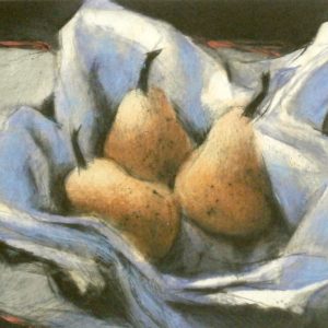 DREI BIRNEN . Radierung . Bildgröße: 15,5x23,5 cm . Blatt: 26x40 cm