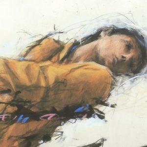 ZUNEIGUNG . Radierung . 36x96 cm