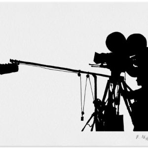 Hollywood-Edition . THE CAMERAMAN . Siebdruck . Blattformat: 21x33 cm