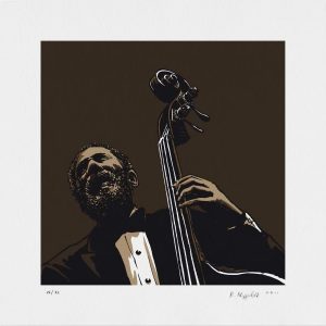 Jazz-Edition . BULL FIDDLE . Siebdruck . Blattformat: 36x36 cm