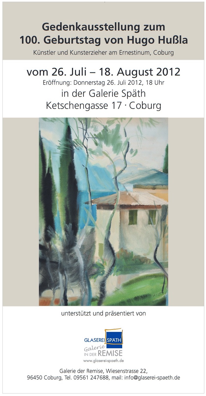 Hugo Hußla . Ausstellung 2012