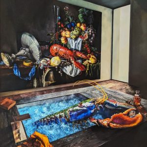 EDGE OF EDEN III . Giclée auf Hanfpapier . Aufl. 30Ex . 60x48cm