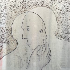 OT_Figuren No7 . Giclée auf Alu-Dibond . 110x110cm