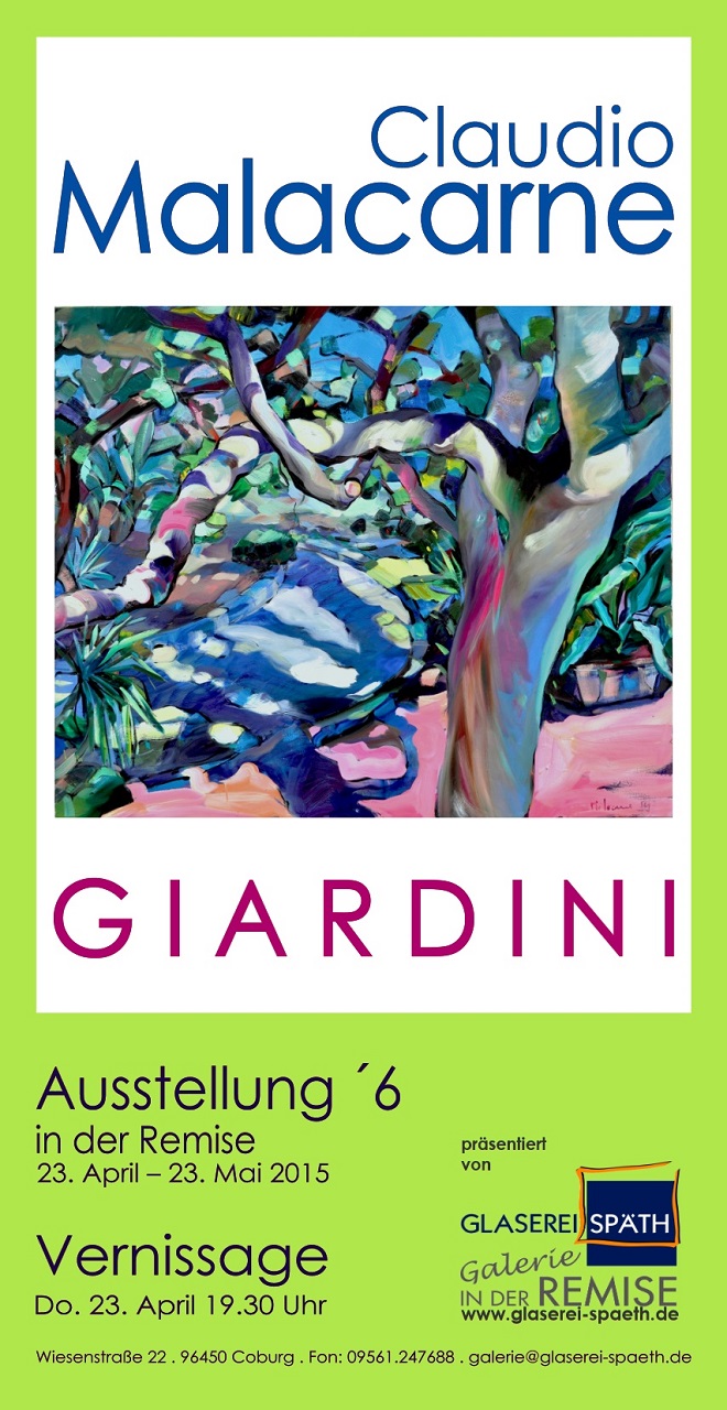 Claudio MALACARNE . Ausstellung 2015