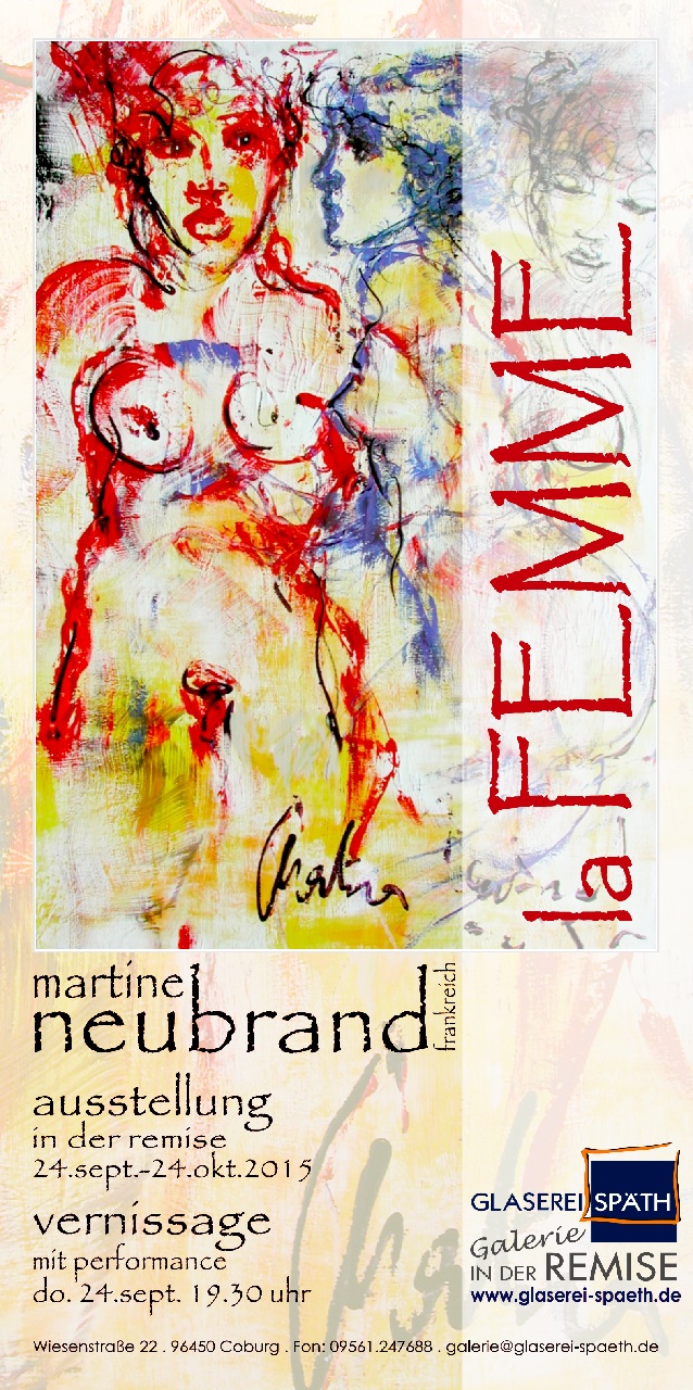 Martine NEUBRAND . Ausstellung 2015