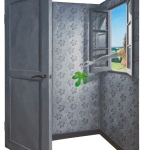 THE TIME OF REMORSE . Diptychon geschlossen . Öl auf Leinwand auf Chassis . 132x94cm