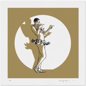 Berlin-Edition . JOSEPHINE . Siebdruck . Blattformat: 36x36 cm